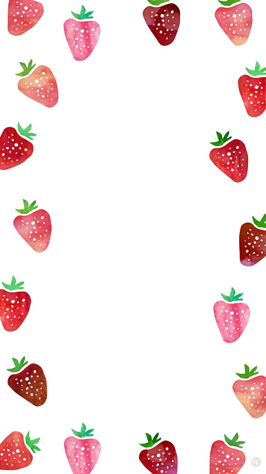 S: Strawberries. iPad mini, Cute Strawberry HD phone wallpaper | Pxfuel