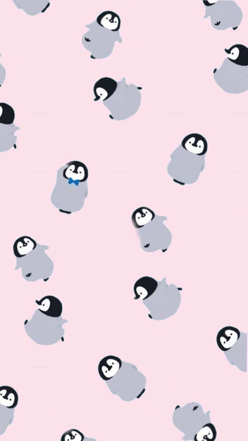 ちょこ on To turn into prints. Cute pastel , iphone cute, Penguin, Pink Penguin  HD phone wallpaper | Pxfuel