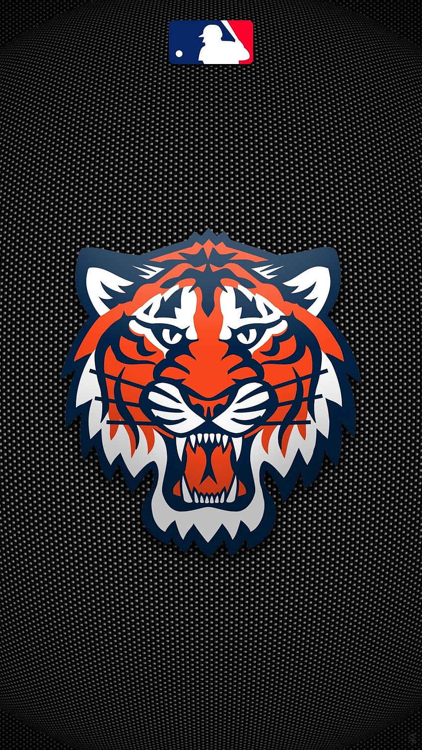 iPhone des Tigers de Detroit, logo des Tigers de Detroit Fond d'écran de téléphone HD