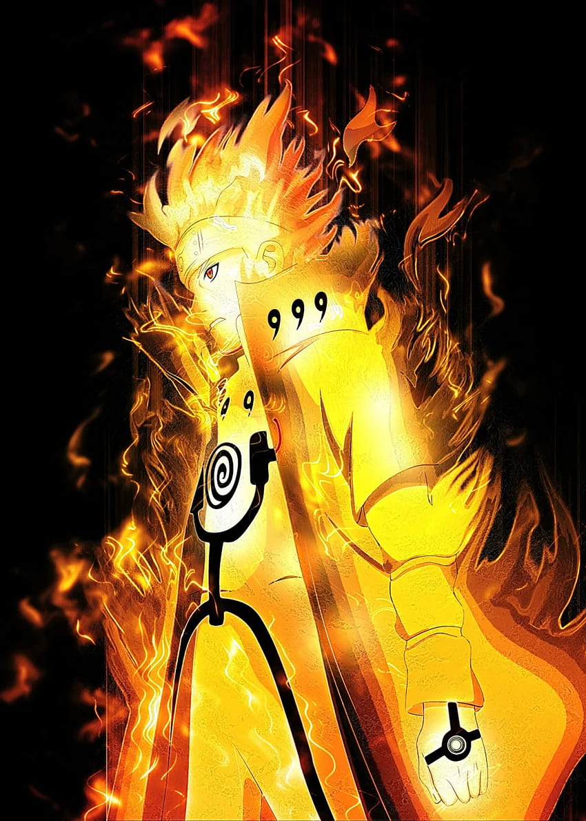 Naruto' Poster by Brian John. Displate. Naruto uzumaki hokage, naruto shippuden, Cool anime HD phone wallpaper