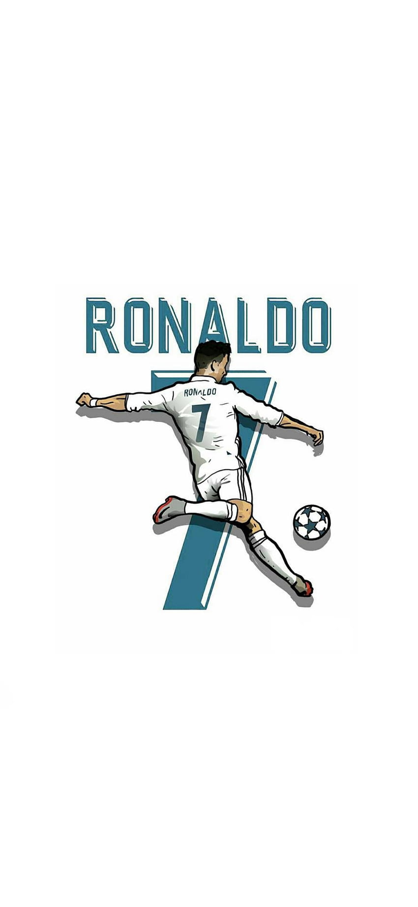 Cristiano Ronaldo iPhone, Ronaldo Cartoon HD phone wallpaper