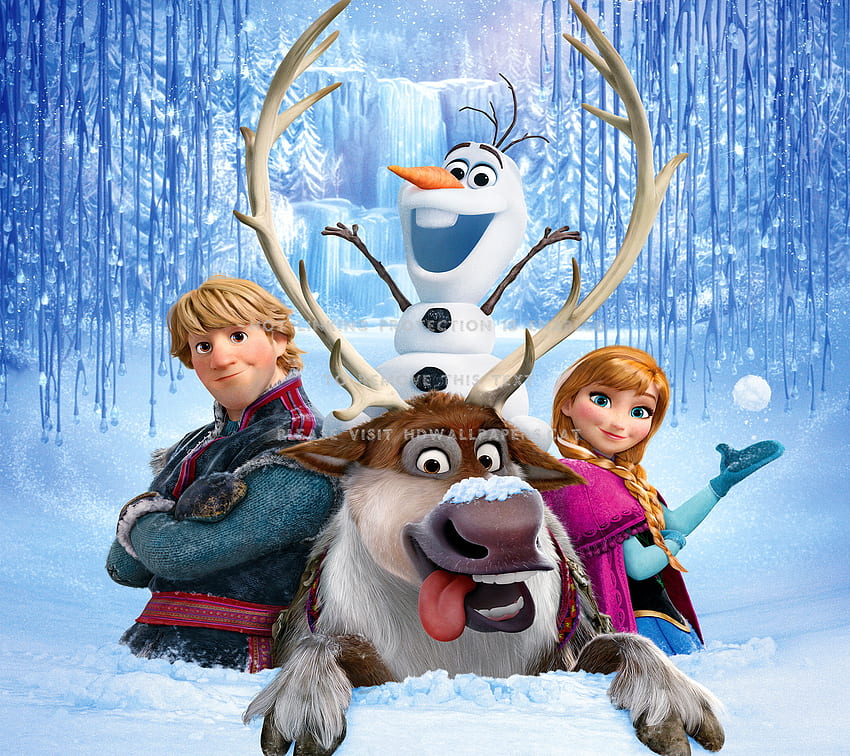 frozen anna kristoff movie olaf disney sven, Olaf Winter Disney HD wallpaper