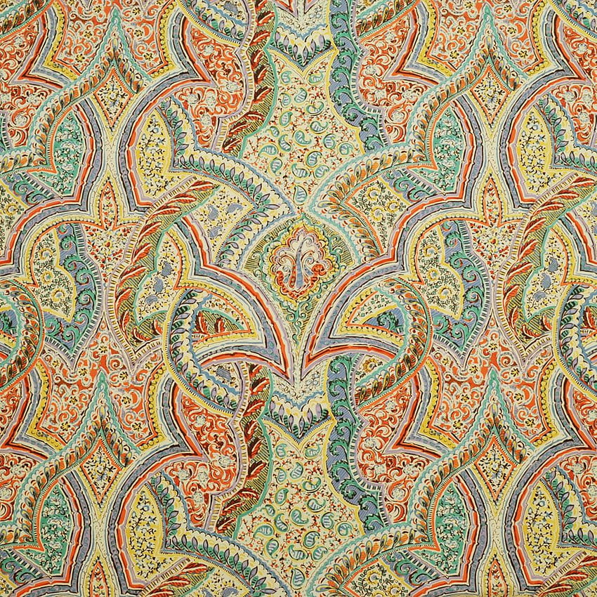 Fabric, Pastel Paisley HD phone wallpaper