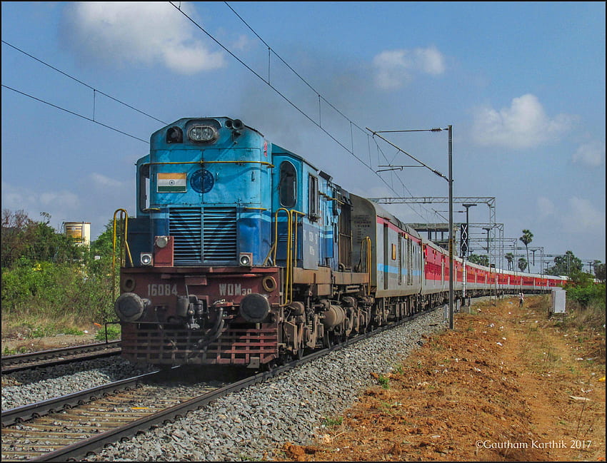Eisenbahn, indische Eisenbahnen HD-Hintergrundbild