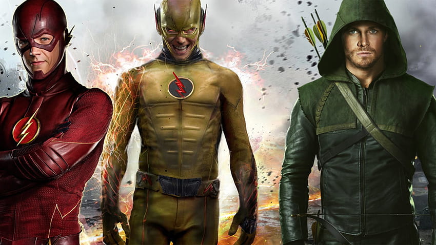 The Flash vs Arrow - Canadian Promo - YouTube HD wallpaper