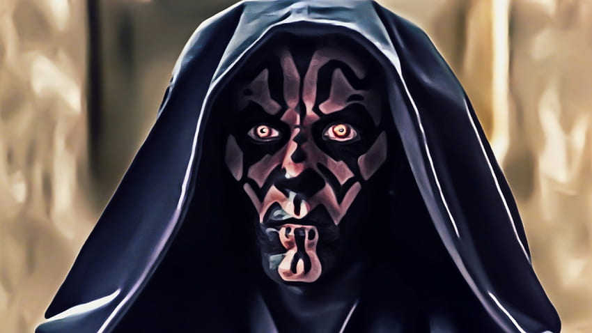 Preview star wars, darth maul, art, face HD wallpaper