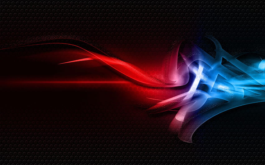 Abstract Blue Red . 3D and Abstract for Mobile and HD wallpaper