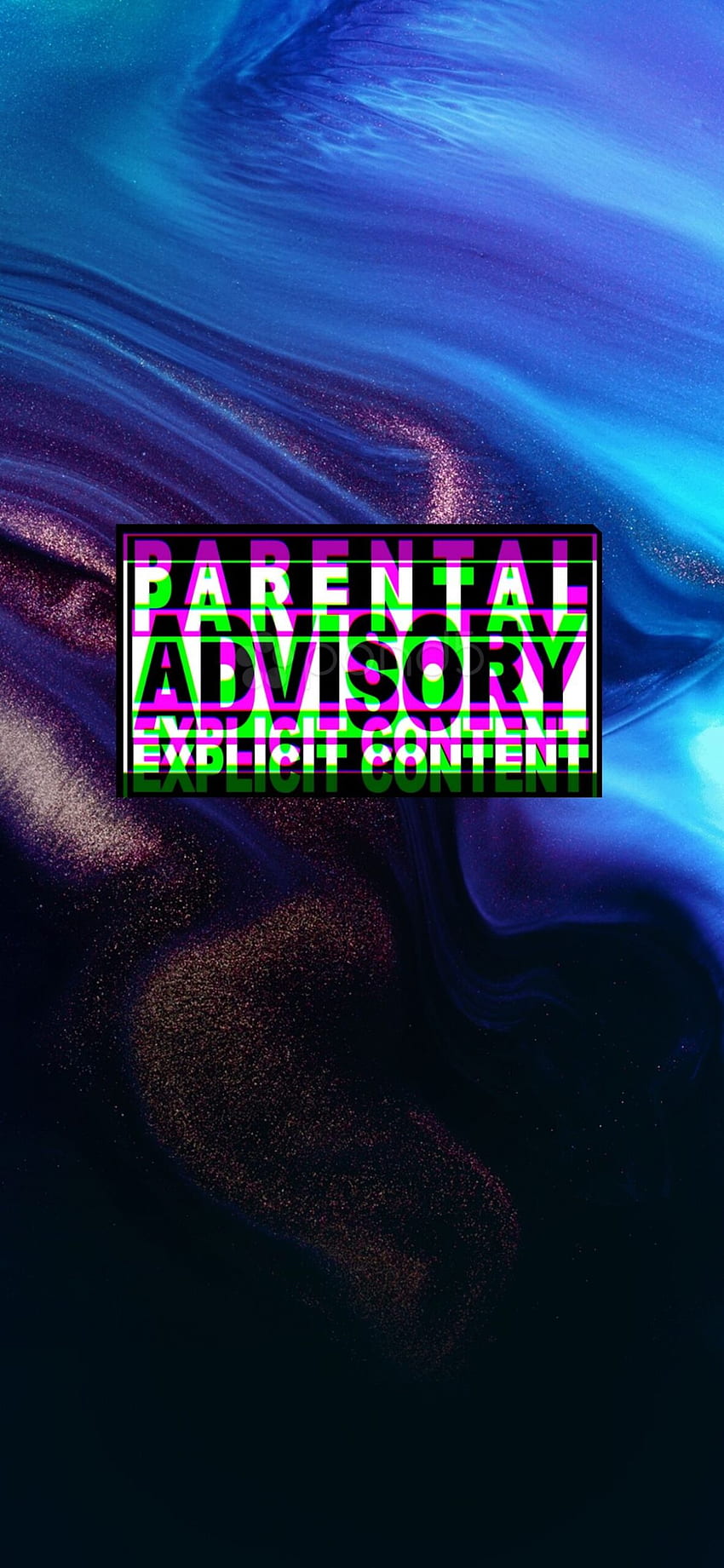 Arrière-plan Parental Advisory, Parental Advisory Logo Fond d'écran de téléphone HD