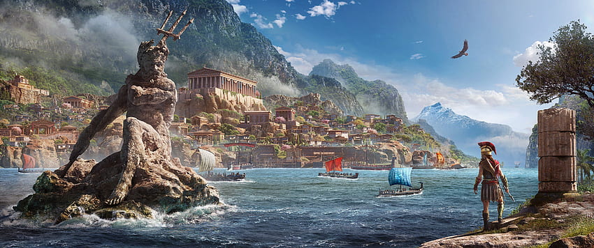 Wallpaper : Assassin's Creed Odyssey, Alexios, video games, screen shot  1920x1080 - karna - 1952287 - HD Wallpapers - WallHere