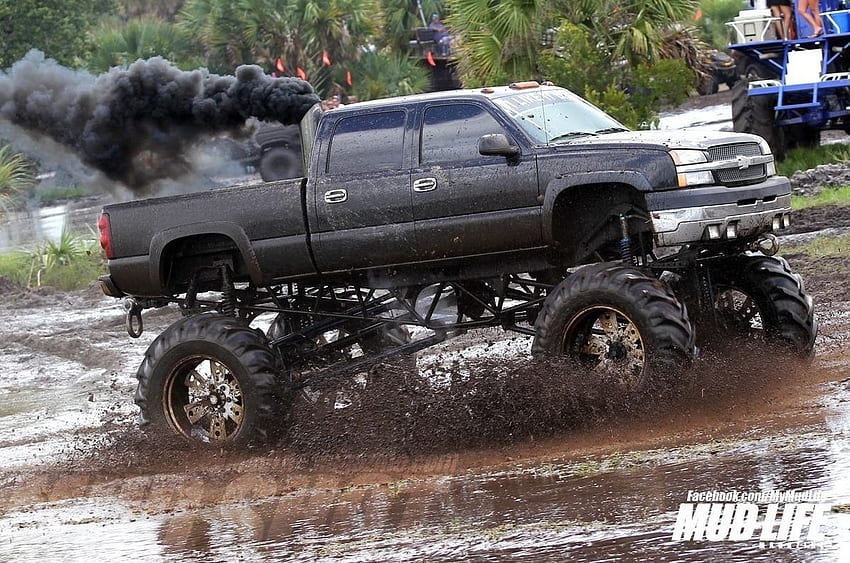 lifted dodge mud trucks