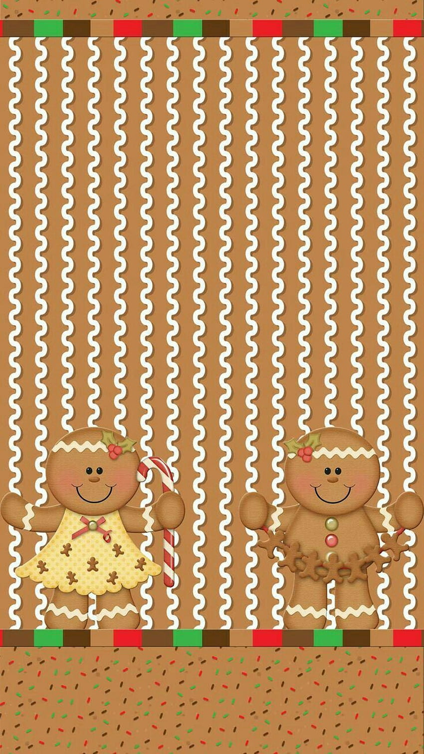 Christmas. . Christmas . Gingerbread men, Gingerbread Cute Christmas HD phone wallpaper