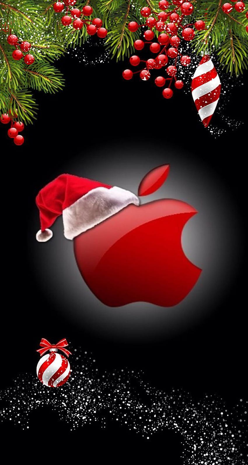 Открытка из приложения Кефир C 1430230, Christmas Apple HD phone wallpaper
