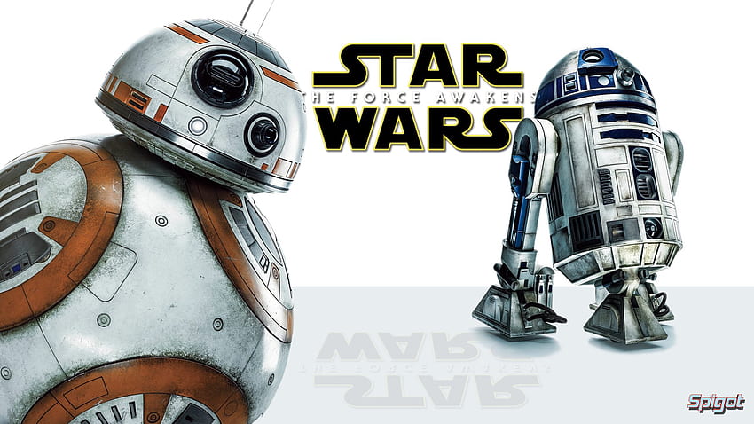 Frecher BB 8 und R2 D2, Star Wars BB8 HD-Hintergrundbild