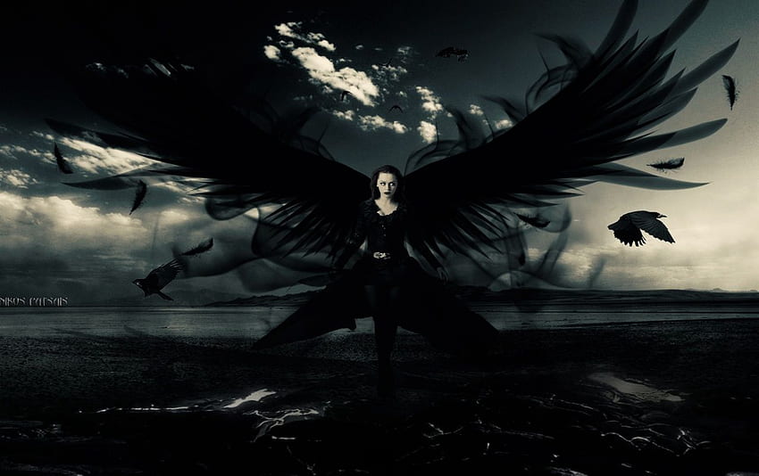 Dark angel . Dark angel stock, Gothic Anime Angel HD wallpaper | Pxfuel