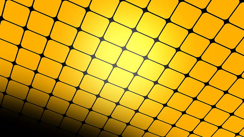 Yellow grid in perspective Abstract HD wallpaper