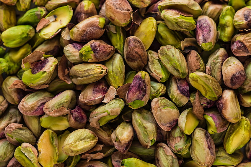 / kupie surowe zielone pistacje, zdrowa przekąska pistacjowa Tapeta HD