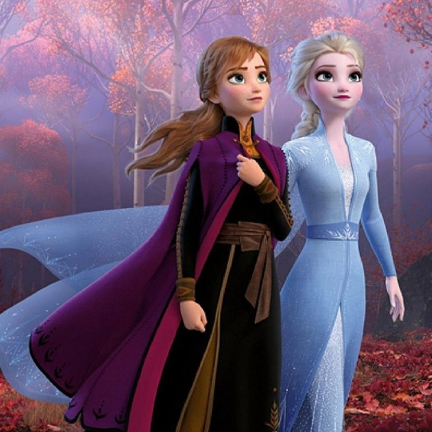 Elsa Anna Frozen 2 - - fondo de pantalla del teléfono