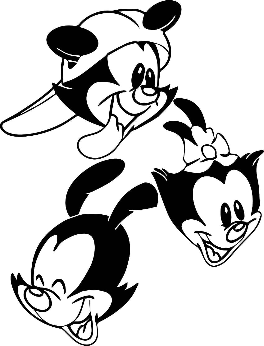 Animaniacs Animaniacs Face Coloring Page - Animaniacs HD phone wallpaper