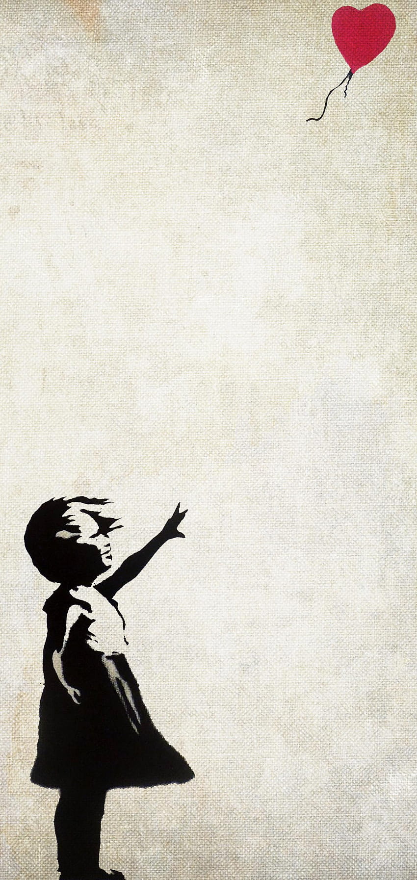 Angefordert) Banksy Ballonmädchen S10 HD-Handy-Hintergrundbild