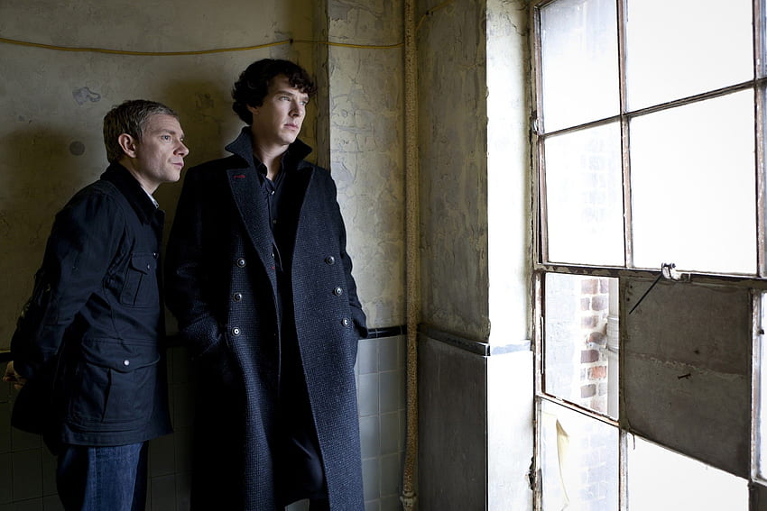 Sherlock Holmes, Sherlock, John Watson, Benedict Cumberbatch, Martin adamı / ve Mobile Background HD duvar kağıdı