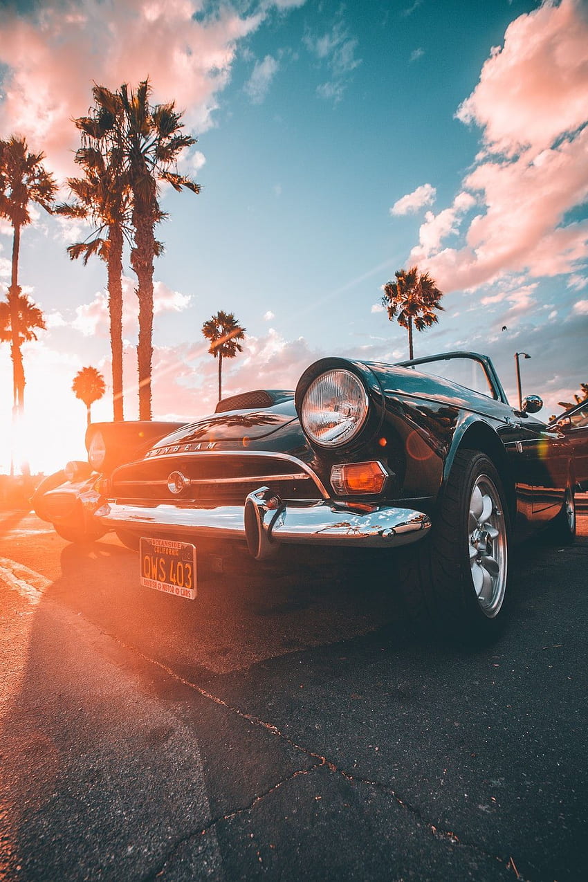 Car, sunbeam, golden hour and californium by Marion Michele on U. iPhone vintage, vintage, iphone summer, Retro graphy HD phone wallpaper