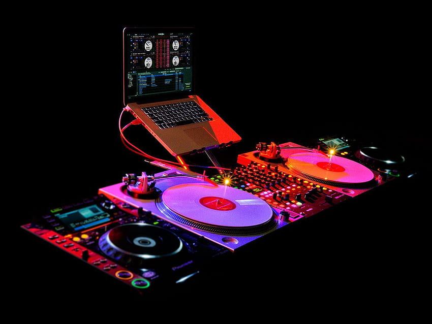 Pengontrol DJ, Meja Putar DJ Digital Wallpaper HD