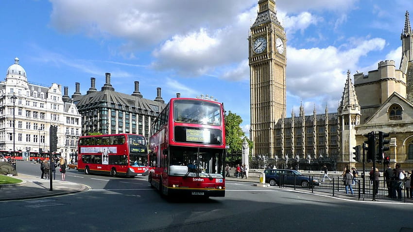Landscapes cityscapes England architecture London bus United HD wallpaper