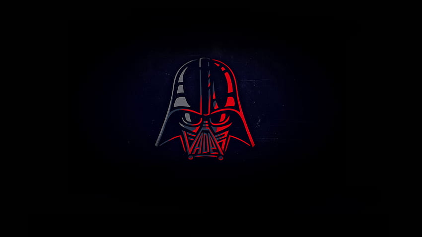 Darth Vader Minimal, artista, monitor dual minimalista fondo de pantalla
