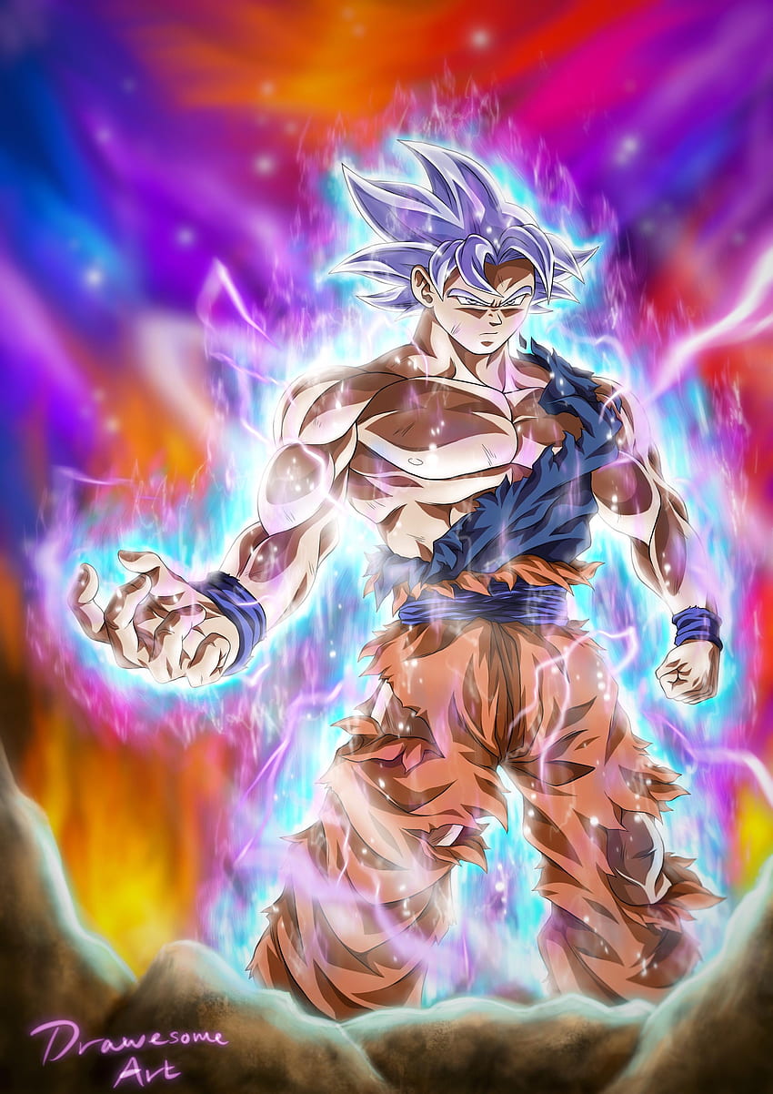 Drew Super Saiyan 3 Goku - Hope you guys like the art ! : r/dbz