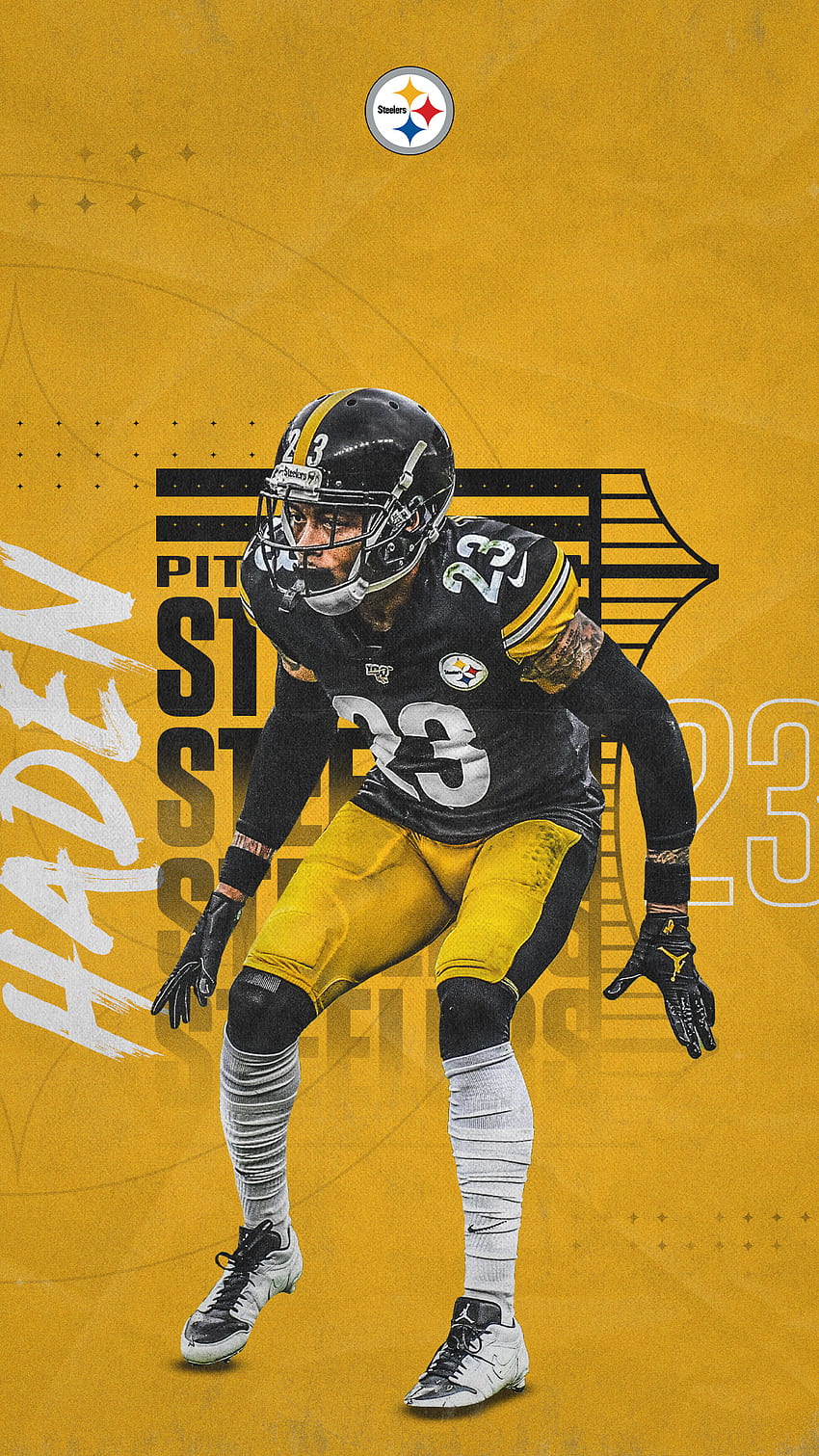 Contexte de la visioconférence des Steelers de Pittsburgh. Pittsburgh Steelers, football esthétique Fond d'écran de téléphone HD