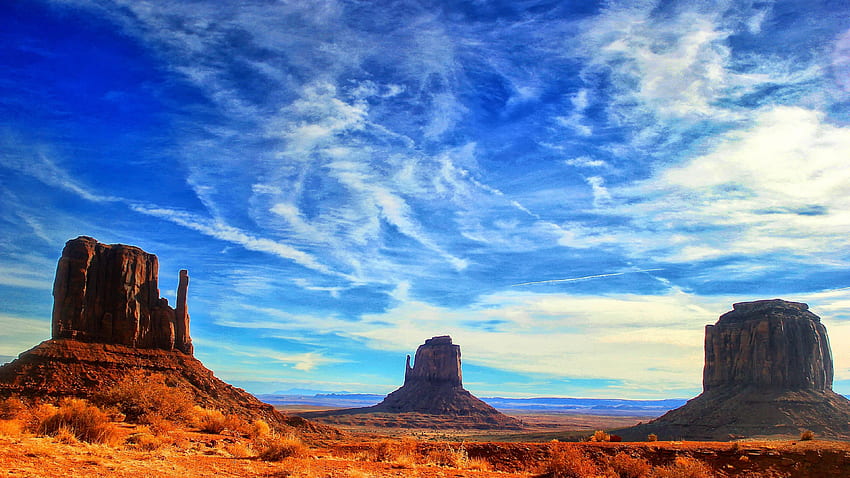 Monument Valley Sky Landscape Desert Utah HD wallpaper | Pxfuel