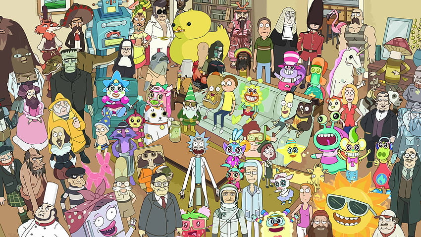 Rick und Morty Charaktere U - Rick und Morty HD-Hintergrundbild