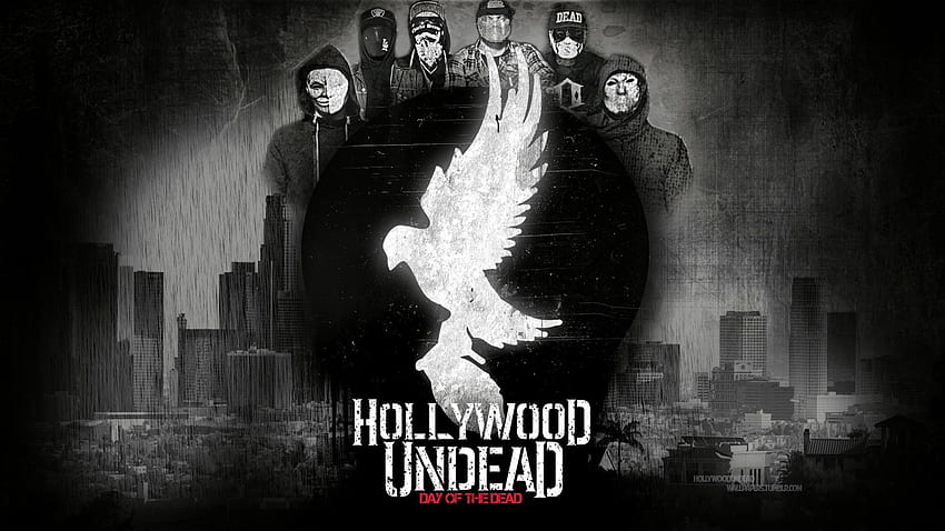 Latar belakang Hollywood Undead, Hari Orang Mati Wallpaper HD