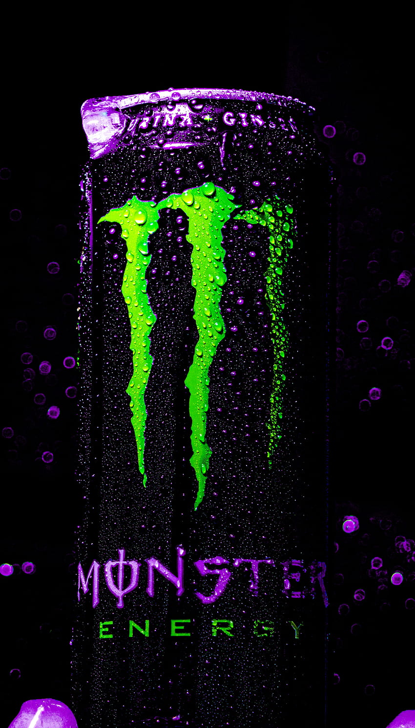 monster energy, magenta, art HD phone wallpaper