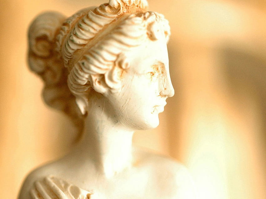 Venüs, beyaz, bronzluk, kadın, heykel HD duvar kağıdı