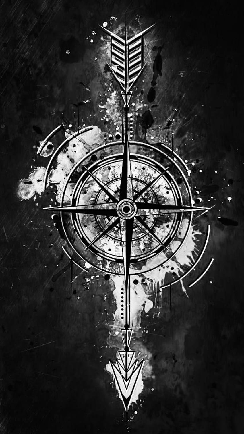 Compass by lvishal2004 - 27 now. Browse millions of popular compass. Compass , Compass tattoo design, Compass drawing, Black Compass HD phone wallpaper