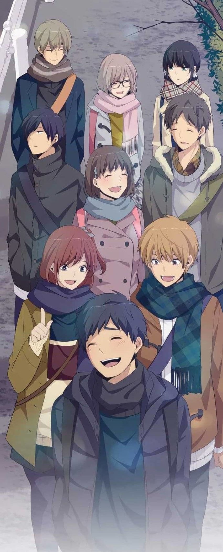 La même qu'avant mais en entière ❤️❤️. Anime groupe d'amis, Anime romantique, Anime amitié, Anime Boys Group Fond d'écran de téléphone HD