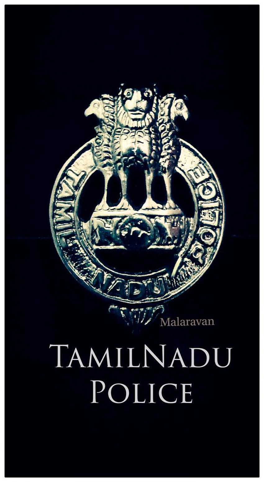 Полиция на ТамилНаду, лого на полицията HD тапет за телефон