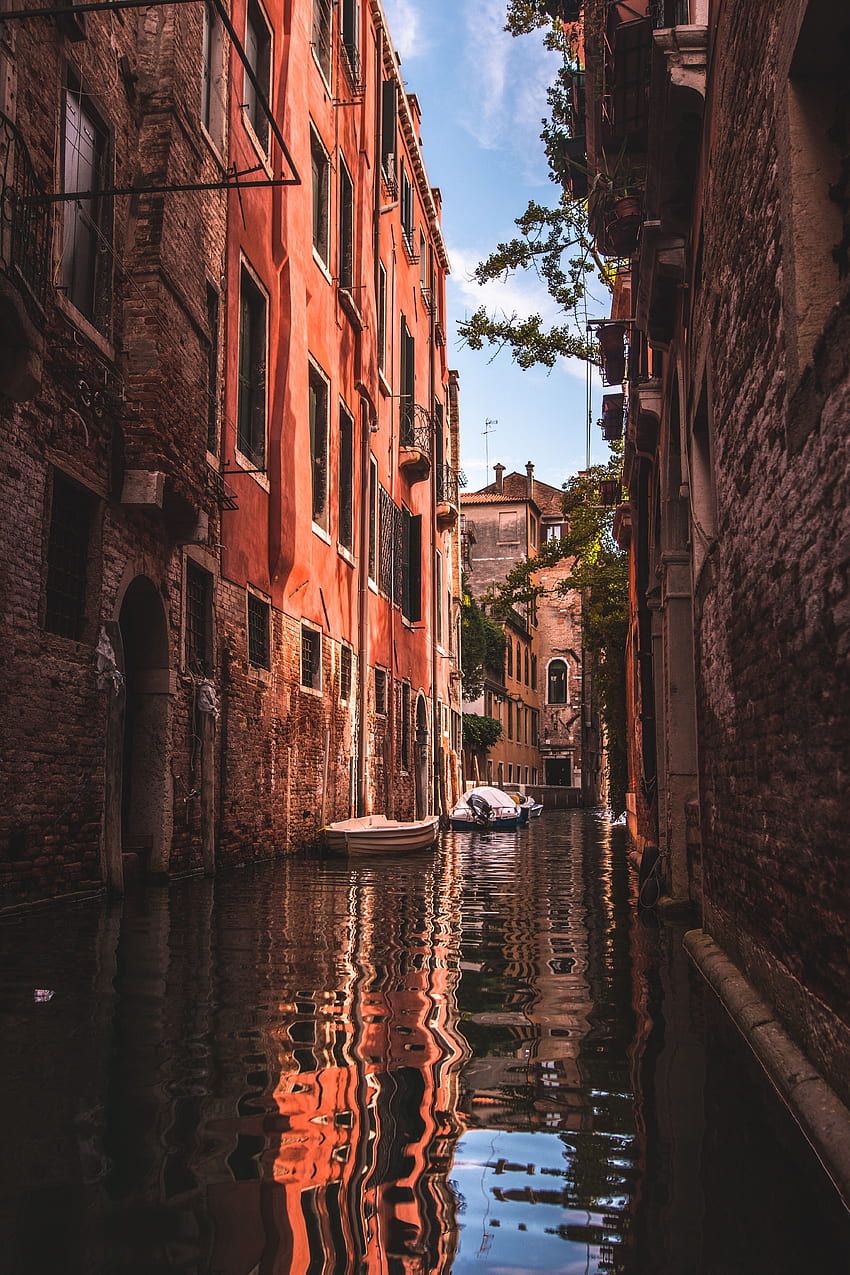 都市, 水, ヴェネツィア, 都市, 建物, チャネル HD電話の壁紙