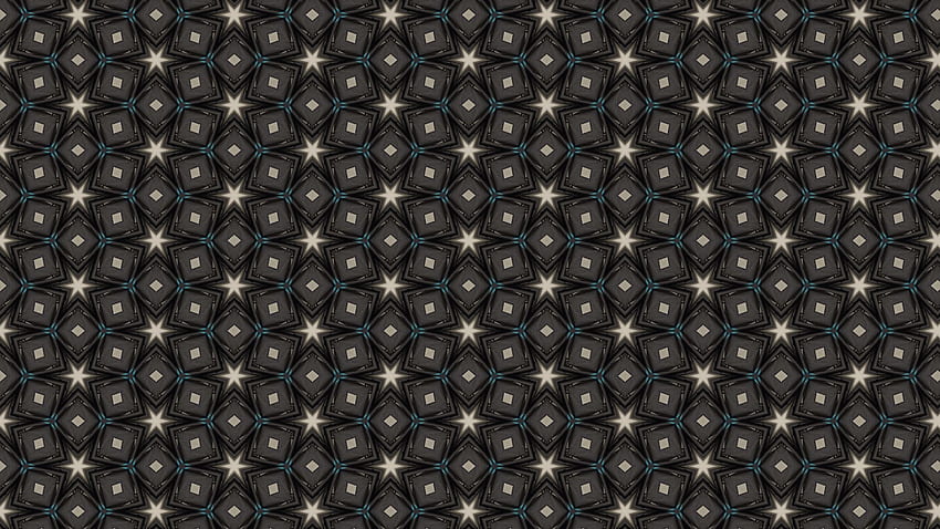 pattern, stars, rhombuses, Symmetrical HD wallpaper
