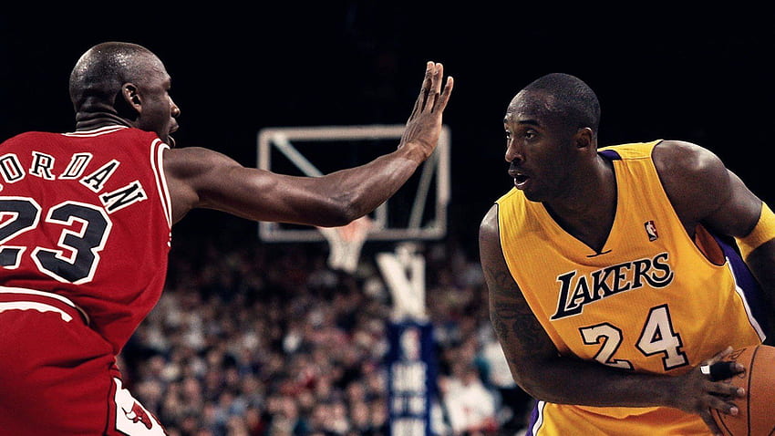 Kobe Bryant Vs Michael Jordan, & background HD wallpaper