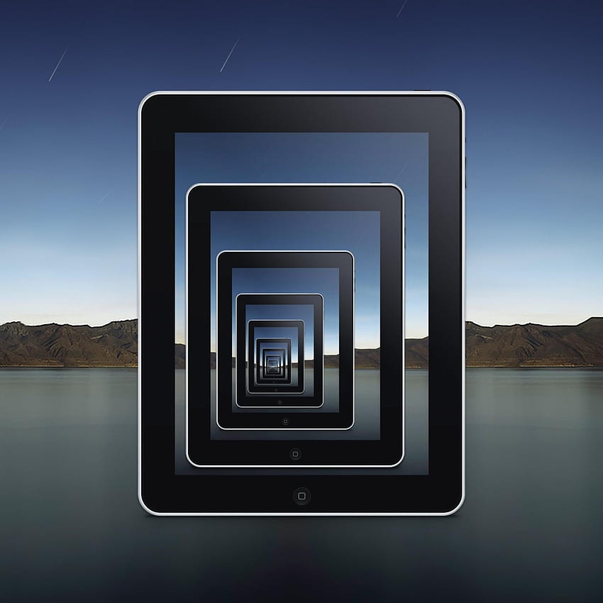 Computers - The Infinity Mirror iPad In Time - iPad iPhone, Mirror Effect HD phone wallpaper
