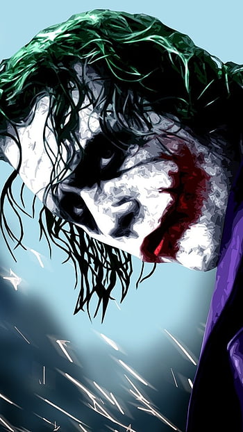 Joker red heath ledger dc comic batman villan barman dark knight  marvel HD phone wallpaper  Peakpx