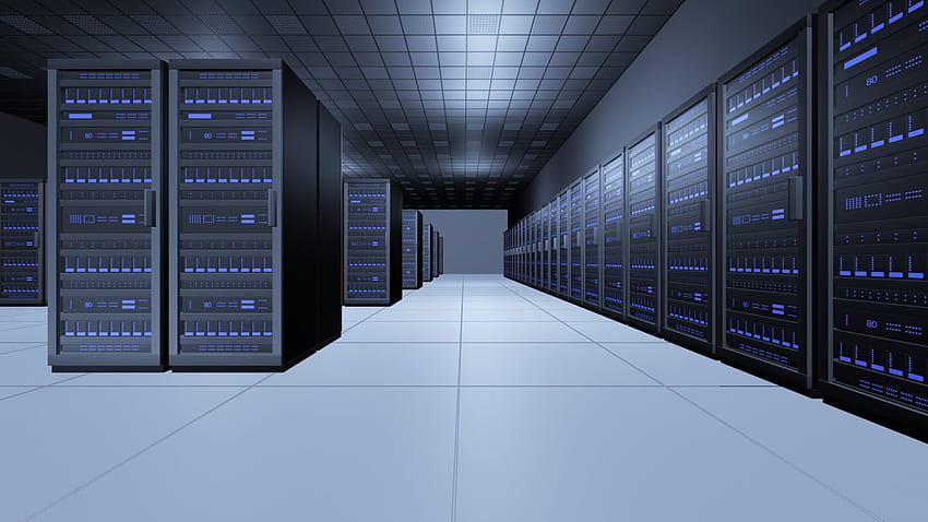 CloudEnviron - Server dedicati e servizi di cloud computing, sala server Sfondo HD