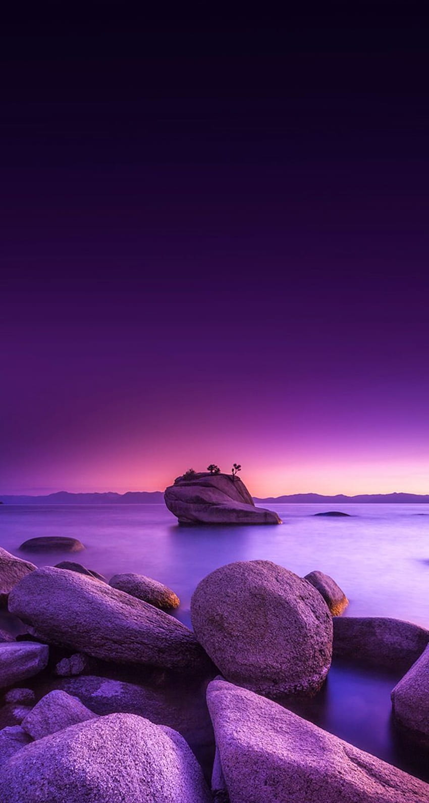iPhone, Naturaleza Púrpura fondo de pantalla del teléfono