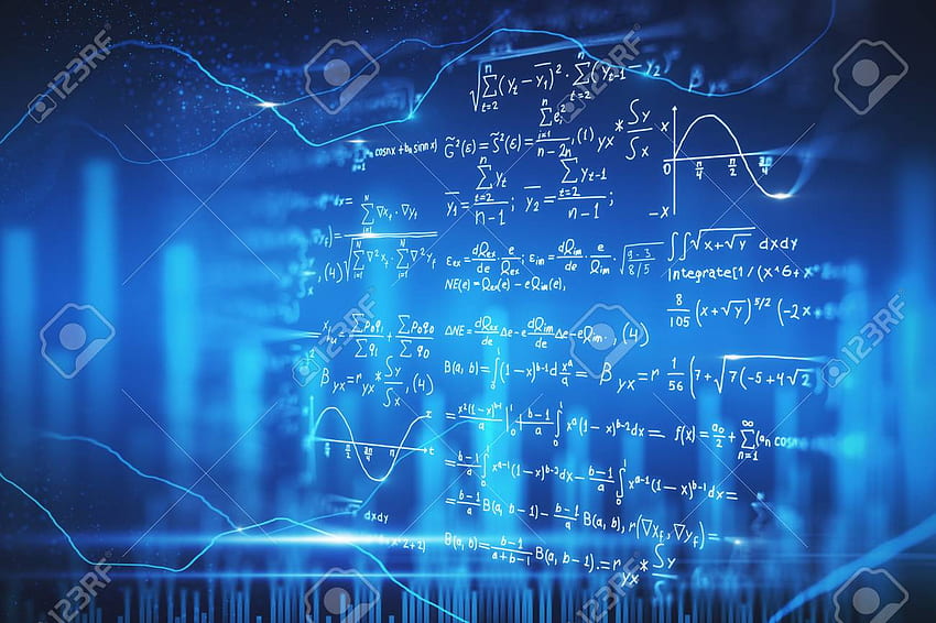 Creative Blurry Digital Mathematical Formulas, Algorithm HD wallpaper