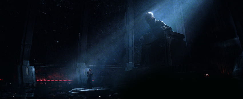 Supreme Leader Snoke and Kylo Ren Ben Solo Star Wars The Force HD wallpaper