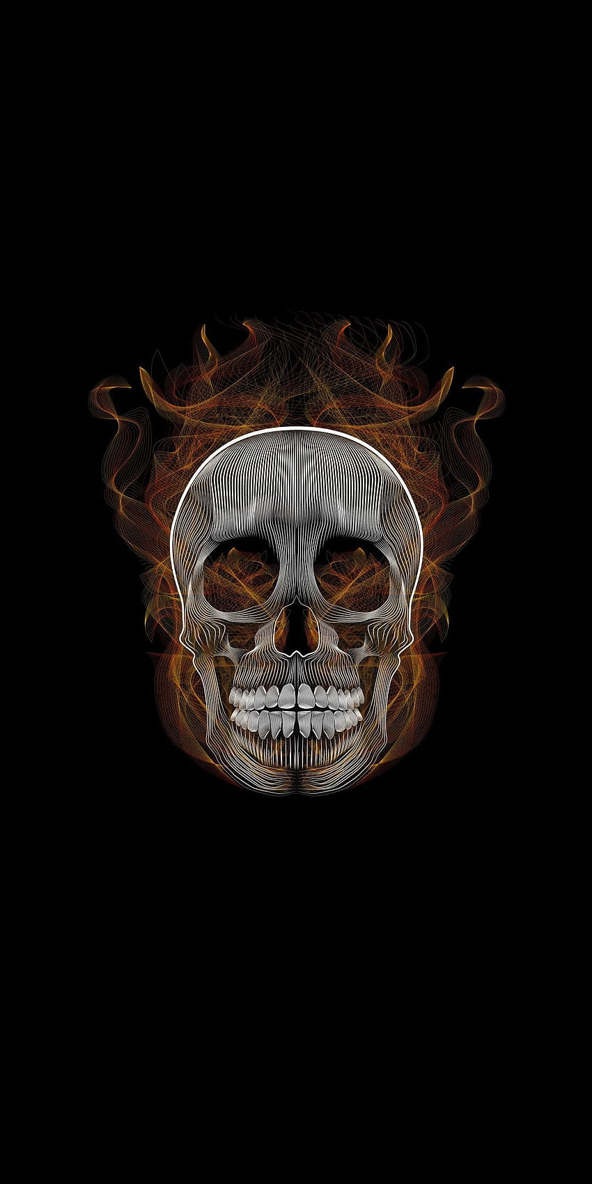 Blend, skull, vector, illustration, . Skull, Skull , Skull art, Polygon Skull HD phone wallpaper