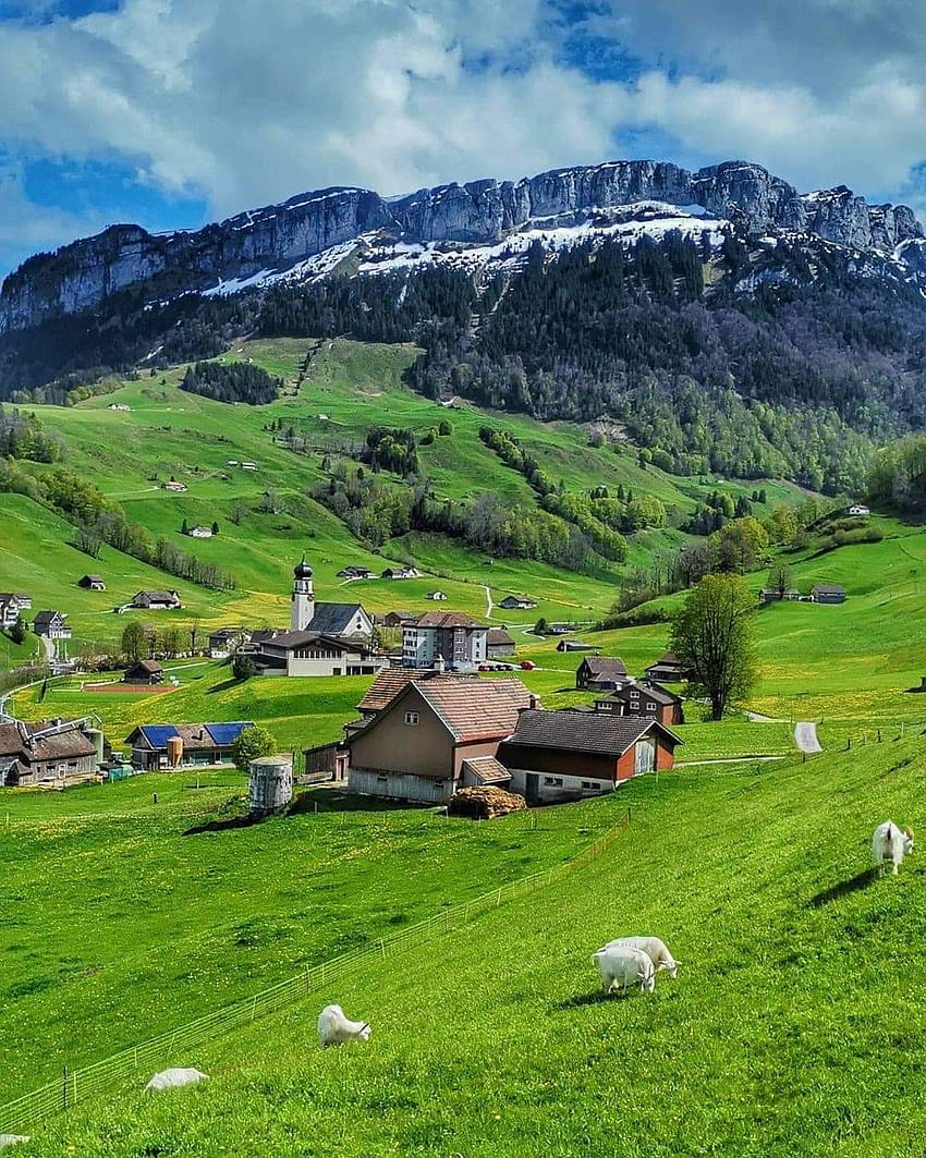 Appenzell Switzerland, cloud, sky HD phone wallpaper