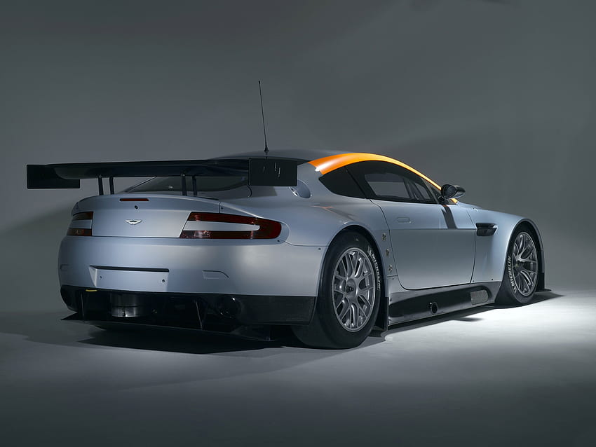 Aston Martin, Autos, Grau, Rückansicht, Rückansicht, Stil, 2008, V8, Vantage HD-Hintergrundbild